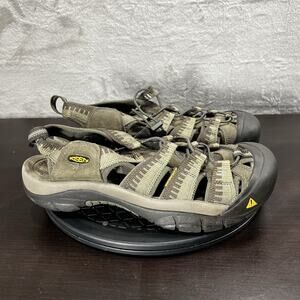 Keen Newport H2 Mens Size 11 Brown Leather Hiking Athletic Supportive Sandals